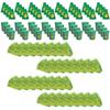 Anderson's Exclusive Green and Gold Paw Pride Shaker Pom Poms Megaphone Noisemaker Stadium Cup Set School Spirit Cheerleader Sports Fan Football Homecoming Squad Team Party Dance Club Pack of 96 view 2