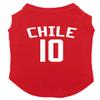 Chile Jersey - Soccer Sporty Dog Shirt (Red, Medium) view 1