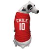 Chile Jersey - Soccer Sporty Dog Shirt (Red, Medium) view 2