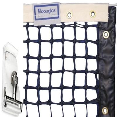 Douglas TN-28DM 3.5mm Double Mesh Tapered Tennis Net w Center Strap Included