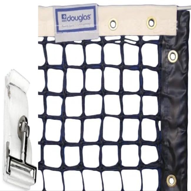 Douglas TN-28DM 3.5mm Double Mesh Tapered Tennis Net w Center Strap Included
