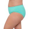 Aqua Green Women's Mid Rise Compression Swim Brief with Tummy Control, Midori, Large view 2