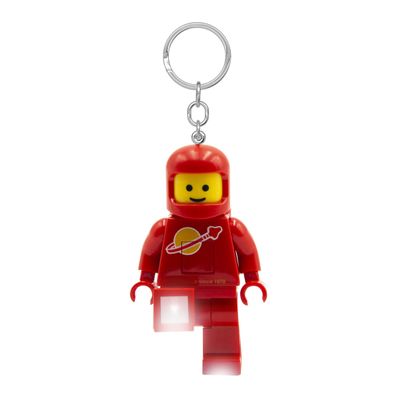 LEGO Minifigures - Large 3 Inch Tall Figure Keychain Light - Spaceman Red (KE10HR), Bag charm with LED light
