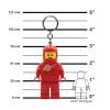 LEGO Minifigures - Large 3 Inch Tall Figure Keychain Light - Spaceman Red (KE10HR), Bag charm with LED light view 2