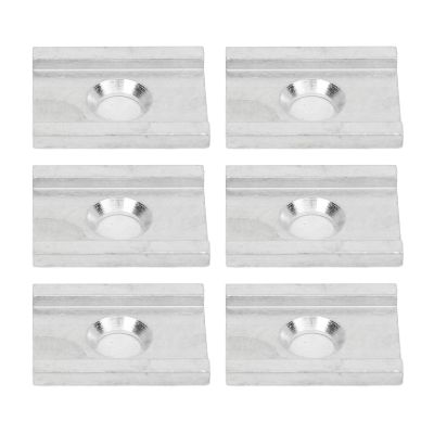 Acouto FeelFree Aluminum Kayak Adapter, 6 Pack, Adapter Plates only (-1012-6), High Compatibility with FeelFree Kayaks, Johnny Boats, and 3 Waters Kayaks,