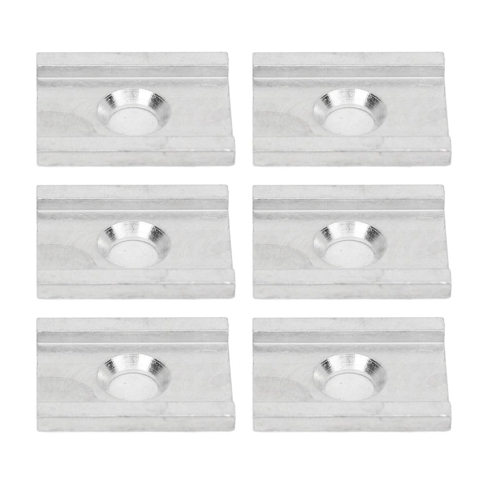 Acouto FeelFree Aluminum Kayak Adapter, 6 Pack, Adapter Plates only (-1012-6), High Compatibility with FeelFree Kayaks, Johnny Boats, and 3 Waters Kayaks,