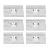 Acouto FeelFree Aluminum Kayak Adapter, 6 Pack, Adapter Plates only (-1012-6), High Compatibility with FeelFree Kayaks, Johnny Boats, and 3 Waters Kayaks, view 1