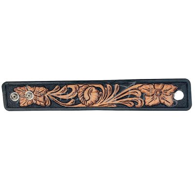 American Darling Bracelet Hand Tooled Carved Genuine Leather Women | Handmade Western Rustic