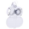 Ambassador Marine Aidack- Transom Shower (Hot/Cold Mixer), Arctic White Cup & Lid, Hammer-Head Arctic White Sprayer, 10' White Rubber Hose, Chrome Aidack Handle - 136-1714-AW-W view 1