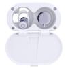 Ambassador Marine Aidack- Transom Shower (Hot/Cold Mixer), Arctic White Cup & Lid, Hammer-Head Arctic White Sprayer, 10' White Rubber Hose, Chrome Aidack Handle - 136-1714-AW-W view 4