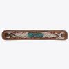 American Darling Bracelet Hand Tooled Carved Genuine Leather Women | Handmade Western Rustic view 3