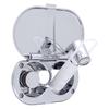 Ambassador Marine Aidack- Transom Shower (Hot/Cold Mixer), Chrome Cup & Lid, Hammer-Head Arctic White Sprayer, 6' White Rubber Hose, Chrome Aidack Handle - 136-1712-CA-W view 2
