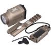 LEESEN Tactical Flashlight 800 Lumen LED Burst Flash Long Range Under Mount Rail Flashlight - Aluminum Alloy (Color : Brown) view 1
