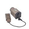 LEESEN Tactical Flashlight 800 Lumen LED Burst Flash Long Range Under Mount Rail Flashlight - Aluminum Alloy (Color : Brown) view 3