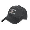 Oingoo Vietnam Veteran Hat 1961-1975 Vietnam Veteran USA Flag Freedom Dayfighter Vietnam War Trucker Hat Baseball Cap Black view 2