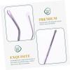 PartyKindom 3pairs Lightweight Metal Eyeglass Replacement Arms Comfortable Non-slip Temples for Sunglasses and Reading Glasses Fit Stylish Purple Crystal Design view 3