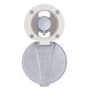 Ambassador Marine Aidack- Recessed Control Valve (Hot/Cold Mixer), Warm White Cup with Stainless Steel Lid, Chrome Aidack Handle - 136-1741-CW-W view 1