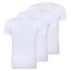 Buyless Fashion Big Boys Tagless V-Neck Soft Cotton Undershirts Short Sleeves T-Shirt (3 Pack) - TW24-BT-17-18 White view 2