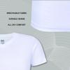 Buyless Fashion Big Boys Tagless V-Neck Soft Cotton Undershirts Short Sleeves T-Shirt (3 Pack) - TW24-BT-17-18 White view 4