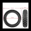 XIBANY Motorized Scooter M365 8.5 Inch Honeycomb Explosion-Proof Shock Absorbing Rubber Solid Wheel for Xiaomi Electric Scooter Accessories Motorized Scooter view 3