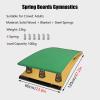 6 Springs Gymnastics Vault Springboard, Heavy Duty Curved Spring Board for Home Room Athletics Vaulting Training Fitnes Playing, Hard Wood Elastic Practice Equipment ( Color : Green , Size : 120x60cm view 3