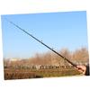 GANAZONO Telescopic Fishing Rod Portable Folding Pole Lightweight Fishing Accessory for Freshwater Ergonomic Grip for Comfort Black view 3
