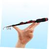 GANAZONO Telescopic Fishing Rod Portable Folding Pole Lightweight Fishing Accessory for Freshwater Ergonomic Grip for Comfort Black view 4
