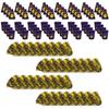 Anderson's Exclusive Purple and Gold Paw Pride Shaker Pom Poms Megaphone Noisemaker Stadium Cup Set School Spirit Cheerleader Sports Fan Football Homecoming Squad Team Party Dance Club Pack of 96 view 2