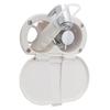 Ambassador Marine Aidack- Transom Shower (Hot/Cold Mixer), Warm White Cup & Lid, Hammer-Head Warm White Sprayer, 10' White Rubber Hose, Chrome Aidack Handle - 136-1714-WH-W view 1