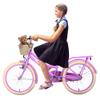20" Inch Girls Bike Kids Bike Girls Bicycle 20 Bike for Girl Ages 7 8 9 10 Years Old,MTB Single Speed Bicycle,Enclosed Chainguard Kids' Bicycles,Adjustable Riding PositionPastel Pink-Purple view 2