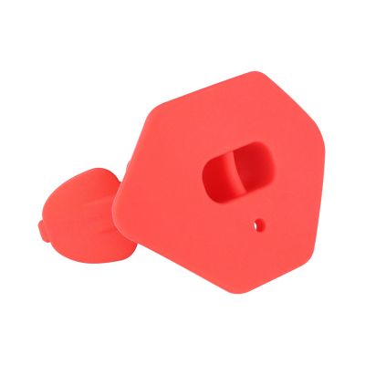 DUTYBOD Football Mouth Guard, Football Mouthpiece, Breathable, with Lip Guard, Helmet Strap Included, for Youth and Adults (red)