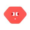 DUTYBOD Football Mouth Guard, Football Mouthpiece, Breathable, with Lip Guard, Helmet Strap Included, for Youth and Adults (red) view 2