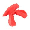 DUTYBOD Football Mouth Guard, Football Mouthpiece, Breathable, with Lip Guard, Helmet Strap Included, for Youth and Adults (red) view 3