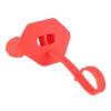 DUTYBOD Football Mouth Guard, Football Mouthpiece, Breathable, with Lip Guard, Helmet Strap Included, for Youth and Adults (red) view 4