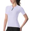 Wulibike Cycling Jersey Women Half Zipper Short Sleeve Breathable Road Biking Bike Shirts for Zip Pocket Cycle Tops Upf50+ view 1