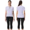 Wulibike Cycling Jersey Women Half Zipper Short Sleeve Breathable Road Biking Bike Shirts for Zip Pocket Cycle Tops Upf50+ view 2