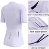 Wulibike Cycling Jersey Women Half Zipper Short Sleeve Breathable Road Biking Bike Shirts for Zip Pocket Cycle Tops Upf50+ view 4