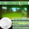 Indoor Golf Simulator for Home & Commercial Use, HD Impact Screen, Suitable for Use with All Golf Launch Monitors, 3x2m/9.8x6.5ft view 2