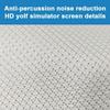 Indoor Golf Simulator for Home & Commercial Use, HD Impact Screen, Suitable for Use with All Golf Launch Monitors, 3x2m/9.8x6.5ft view 4