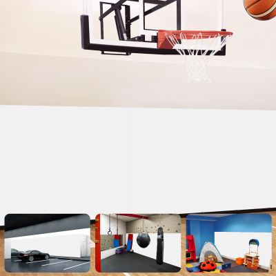 VANCL Basketball Wall Mats Gym Wall Padding 2" Thick Foam Wall Pads with High Density Anti-Impact Wall Pad, Waterproof Durable Basketball Protector for Player Safety Wall Mats(10 Pack)