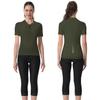 Wulibike Cycling Jersey Women Half Zipper Short Sleeve Breathable Road Biking Bike Shirts for Zip Pocket Cycle Tops Upf50+ view 2