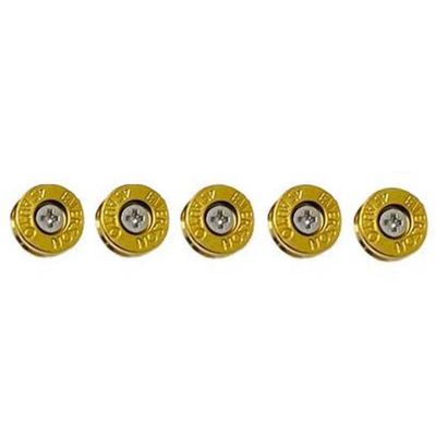 5 Sets Pack Thumb Stud Fits for Emerson CQC7 and Commander, Brass Push Nail with Steel Screw with UN 2-56 Thread