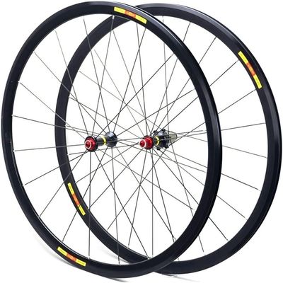700C Frame Height 30mm Road Wheelset V/C Brake Front Two Rear Four Bearing Wheelset Six Ratchet Teeth
