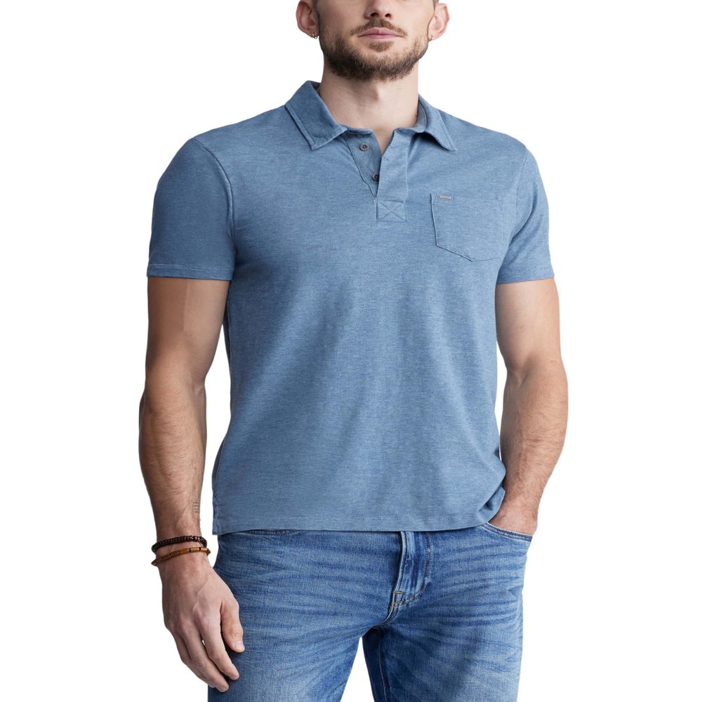Buffalo David Bitton Men's Kasper Short Sleeve Pocket Tee, Mirage, Small