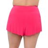 Aqua Green Women's High Waist Beach Swim Short Bottom, Rose Quartz, Medium view 2