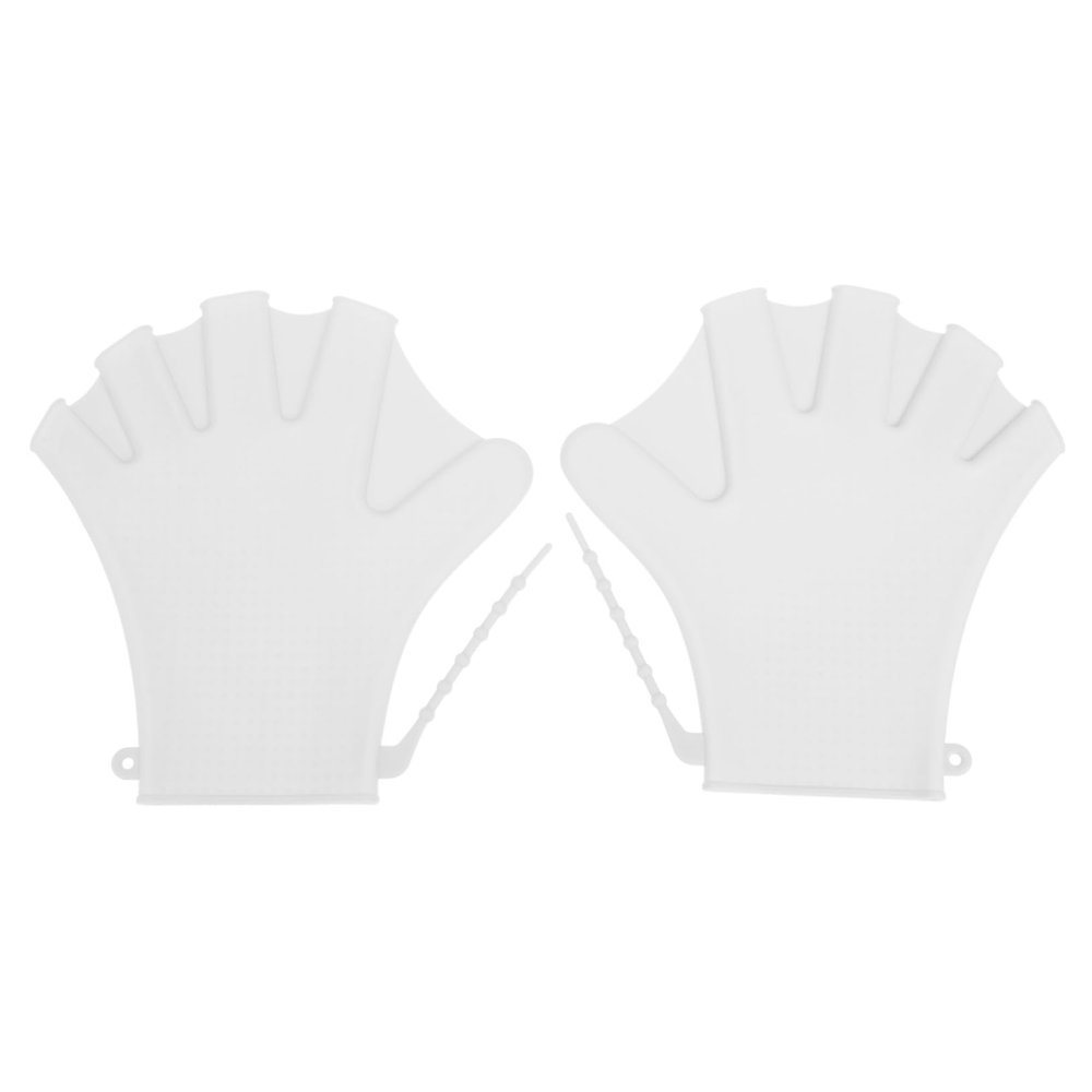 SUPVOX Adjustable Silicone Swim Paddles Water Gloves for Adults for Swimming Training Durable Design for Enhanced Performance for Pool Workouts and Water Fitness Classes