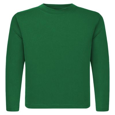 QBK 3T to Youth Neon Shirt Kids UPF 50+ Dry Fit Athletic Long Sleeve T Shirts for Boys and Girls-Moisture Wicking Rash Guard (Kelly Green 4T)