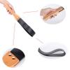 BASKANIA Leather Paddle with Anti-Slip Wooden Handle, Riding Crop for Horses, 18'' Equestrianism Crops,Equestrian Horse Whip (Black) view 3
