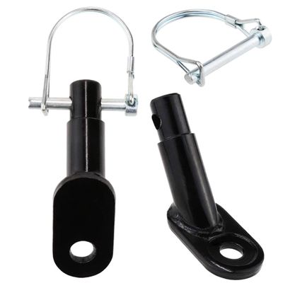 Happyyami Bike Trailer Attachment Adapter 2pcs Bicycle Traction Head Iron Component Child Pet Drawing Head