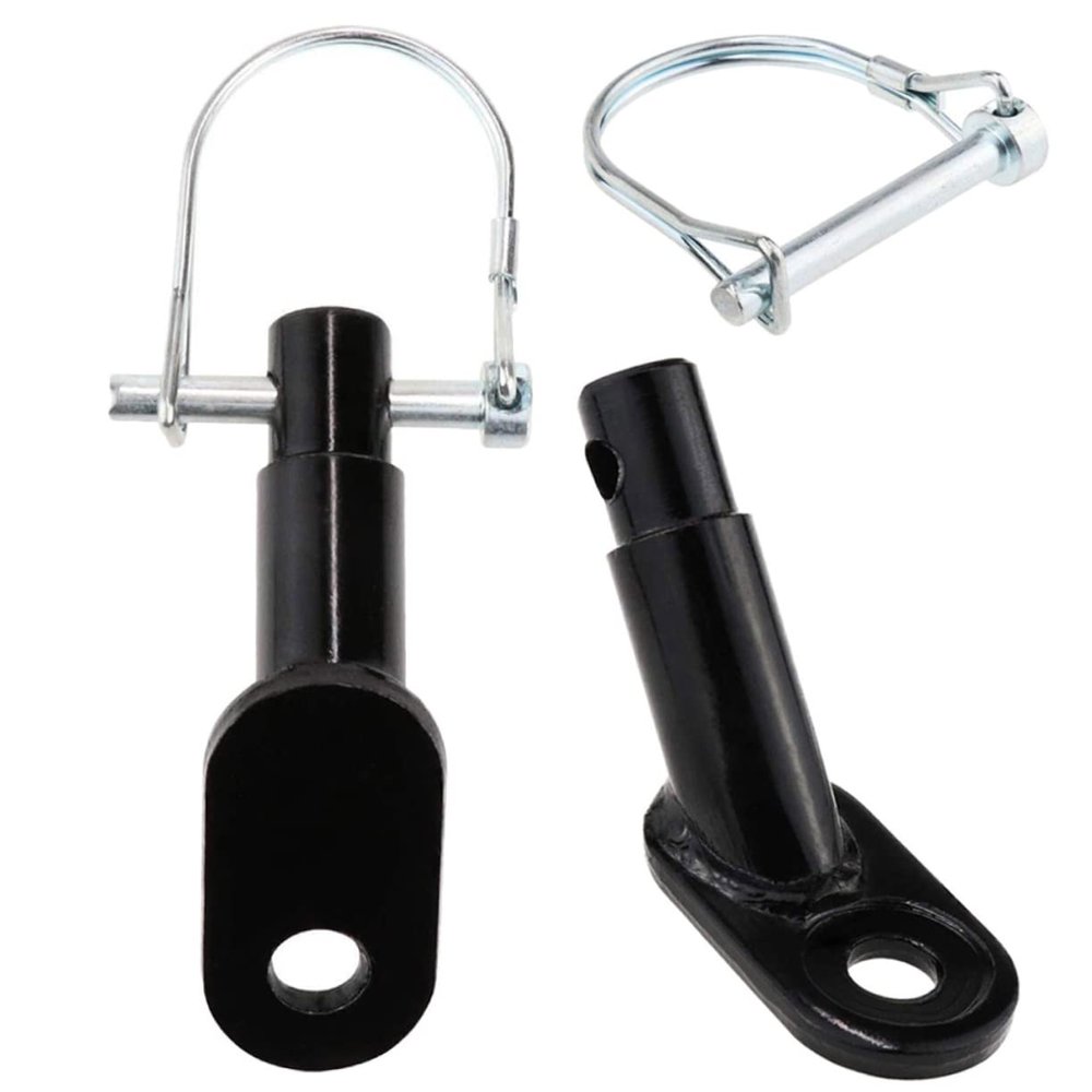 Happyyami Bike Trailer Attachment Adapter 2pcs Bicycle Traction Head Iron Component Child Pet Drawing Head